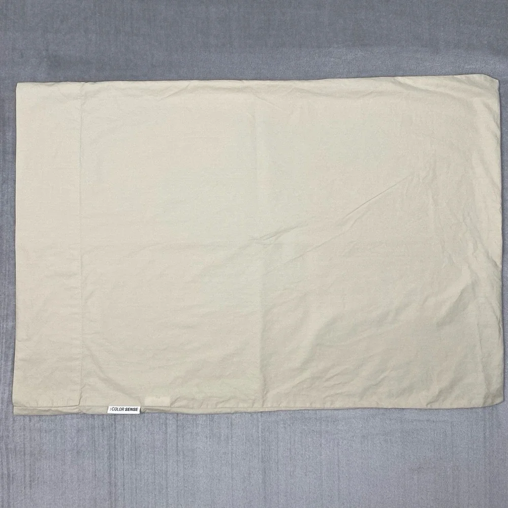 Color Sense Sheet SET 3 Standard Pillowcases 1 Queen Flat Sheet Sateen Hygge